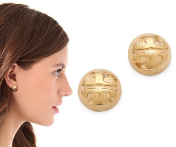 Tory Burch Small Domed Studs3