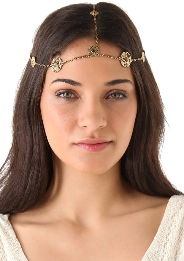 House of Harlow 1960 Coin Headpiece