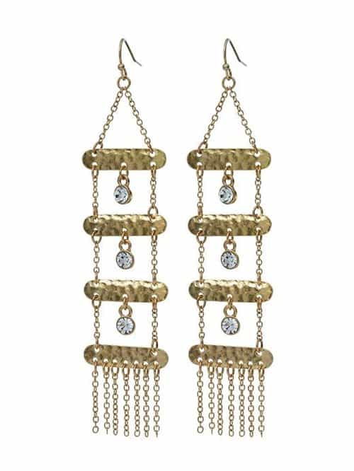 Hive & Honey Ladder Chain Earrings