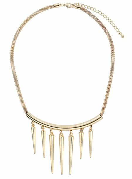 Dorothy Perking Hanging Spikes Necklace