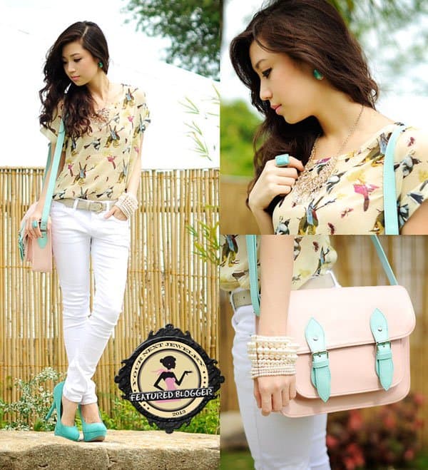  Take notes from fashion blogger Kryz Uy, who paired romantic pearl bracelets with her ensemble