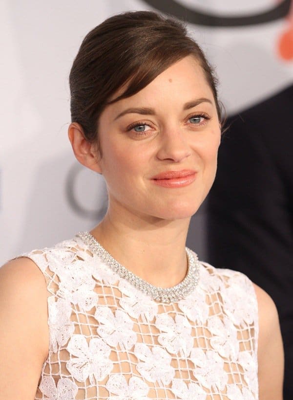 Marion Cotillard at the 2014 CFDA Awards held at Lincoln Center's Alice Tully Hall in New York City on June 2, 2014
