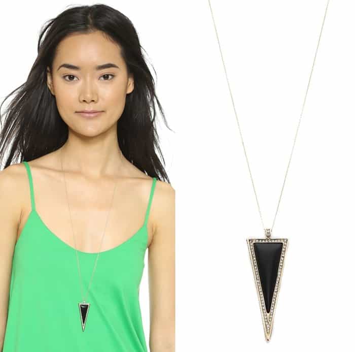 House of Harlow 1960 Delta Pendant Necklace