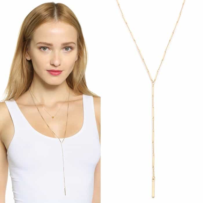 Jules Smith Basic Chain Lariat Necklace