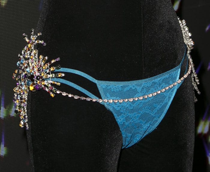 These blue jewelry-embellished panties cost a fortune