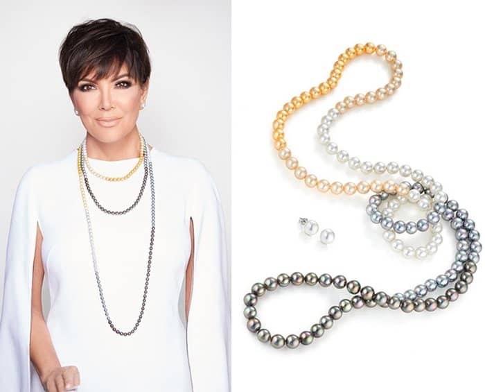 Kris Jenner Signature Collection Majorca Pearls + free earrings