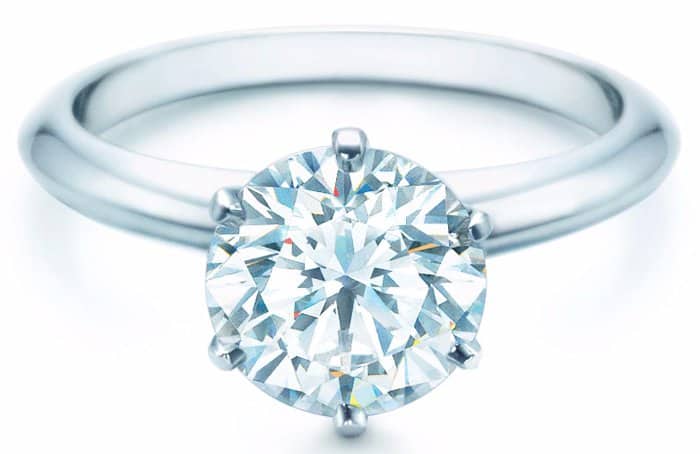 The Tiffany diamond was worn by Audrey Hepburn in the promotion of “Breakfast at Tiffany’s