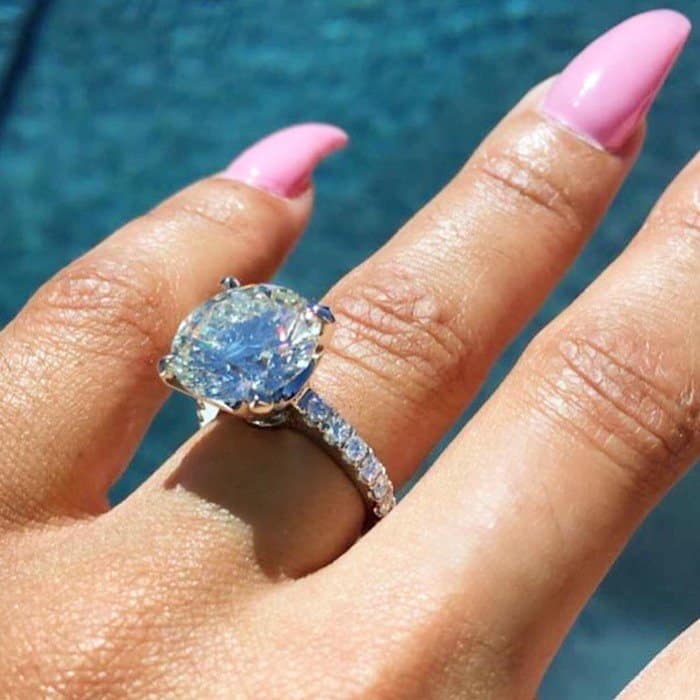 Blac Chyna shows off her massive engagement ring from Rob Kardashian