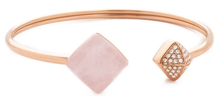 Michael Kors Rose Quartz Flex Cuff Bracelet
