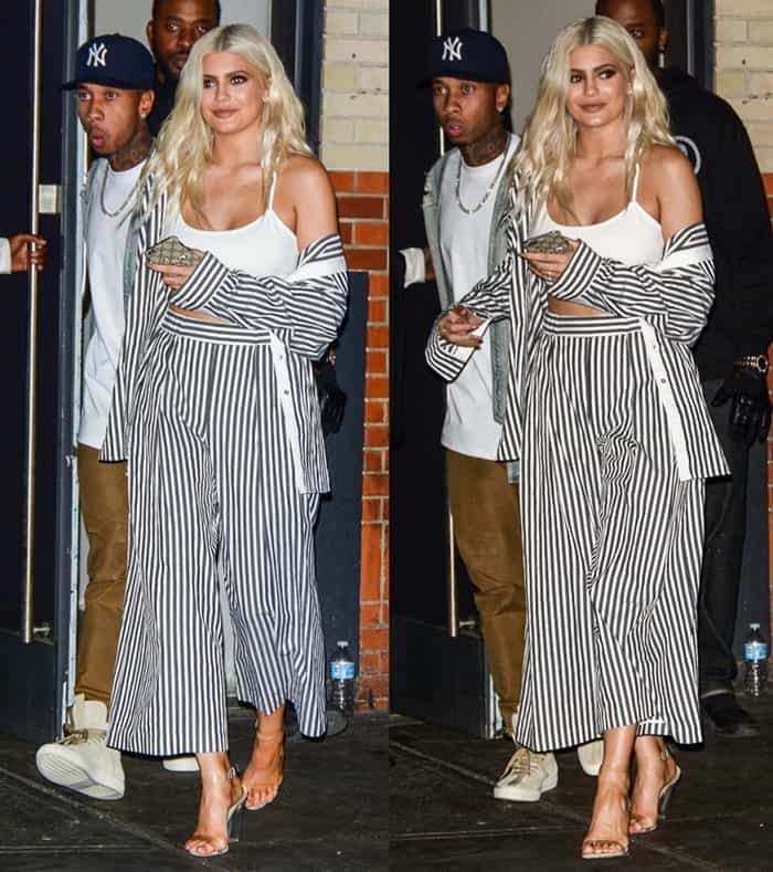 Kylie Jenner out on a date with Tyga in New York on September 7, 2016