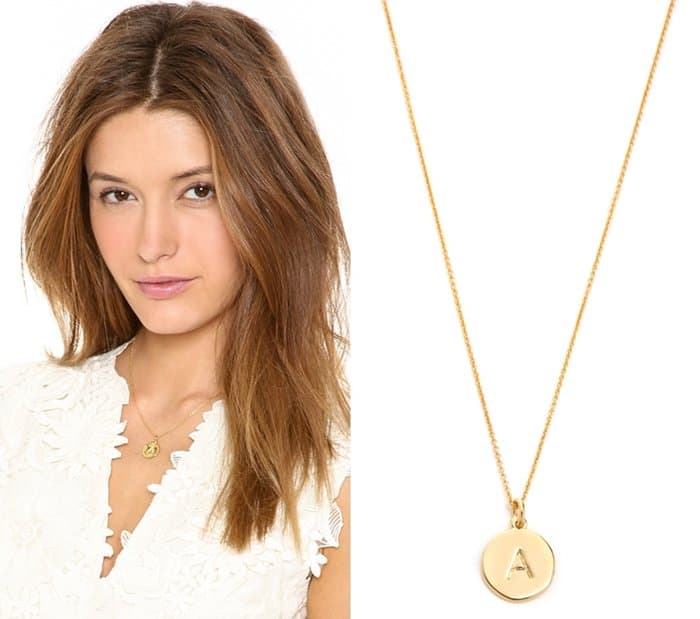 Kate Spade New York Letter Pendant Necklace