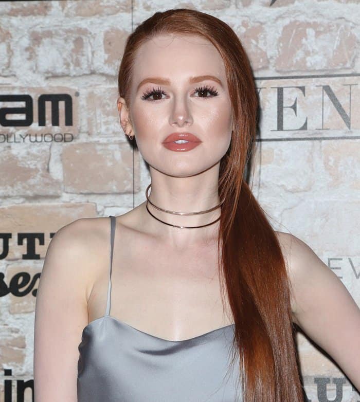 Redhead Madelaine Petsch was one of the stunners at the star-filled event