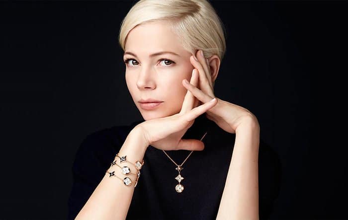Michelle Williams stars in Louis Vuitton's BB Blossom Jewelry Campaign
