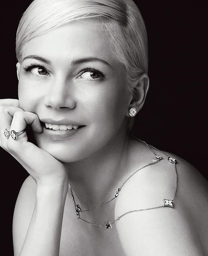 Michelle Williams stars in Louis Vuitton's BB Blossom Jewelry Campaign