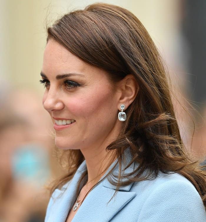 Duchess of Cambridge Kate Middleton visits Luxembourg Celebration of the 150th anniversary of the Treaty of London.